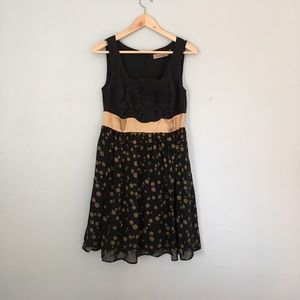 Anthropologie Burlap party dress